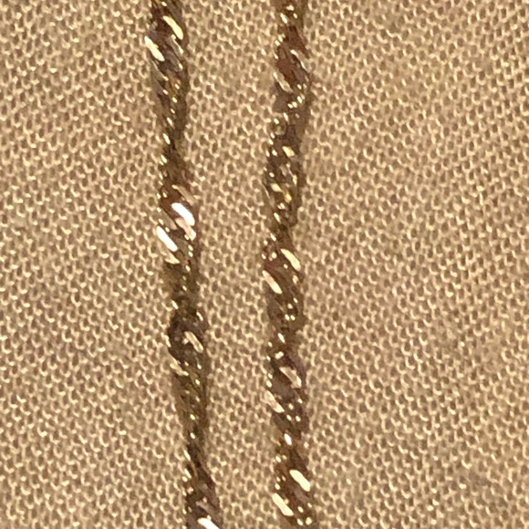 Gold necklace 10 karat - Picture 4 of 5